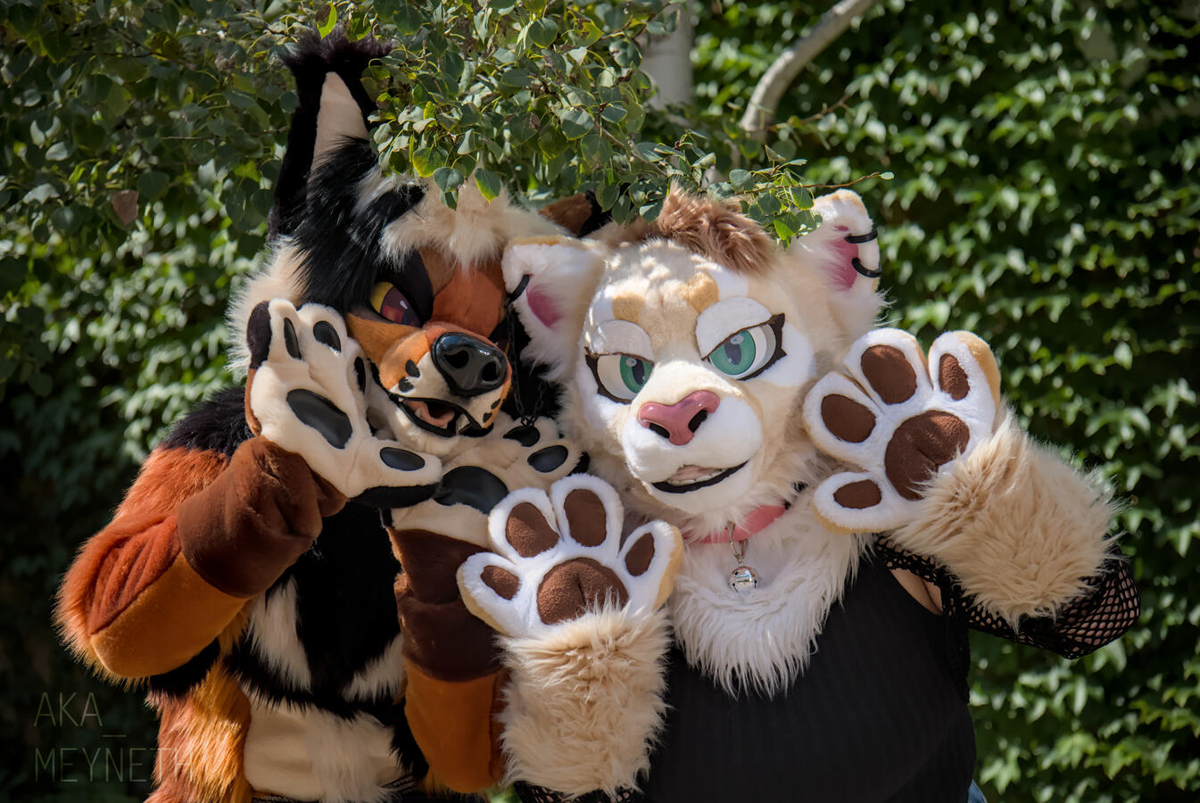 Keigo Hashimoto and Freya at Furry Migration 2025