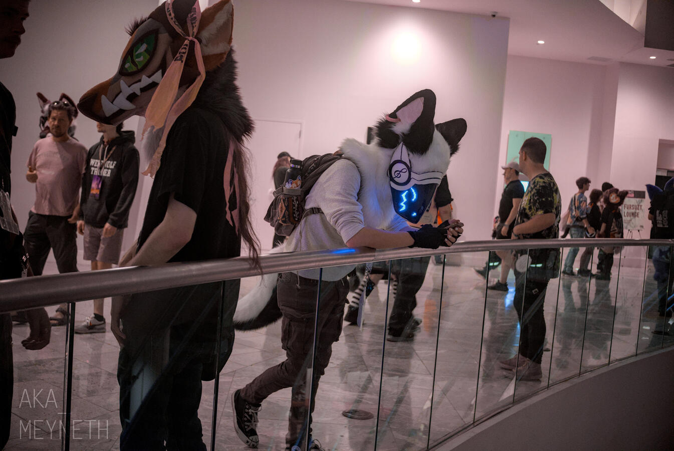 Cadence checking their phone at FWA 2025